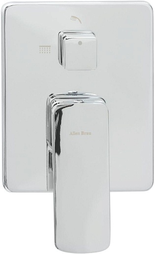 Allen Brau Смеситель для душа Infinity X1 X2 5.21014-00 (с внутренней частью, 2 выхода) хром – фотография-2